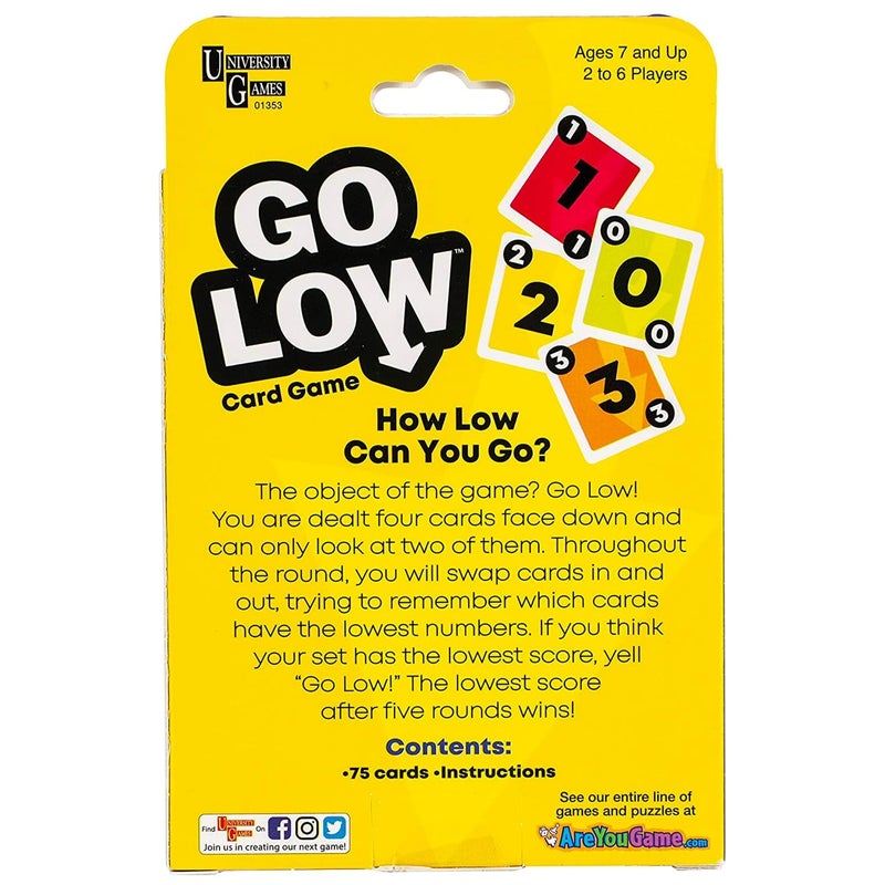 University Games Go Low Card Game Small - Image 2